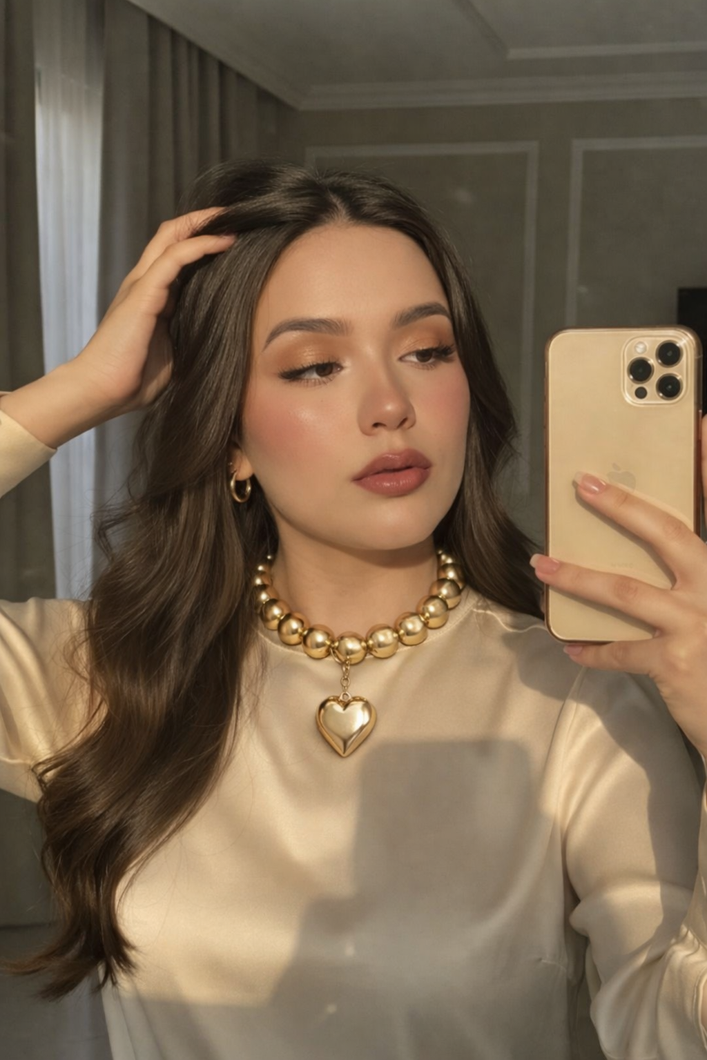 Gold Heart Necklace